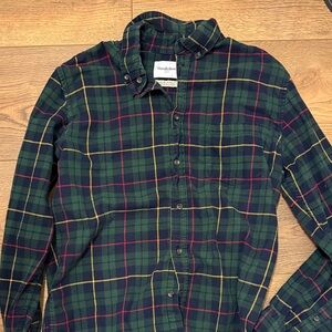 Goodfellow & Co Men's Multicolor Plaid Button Down Shirt